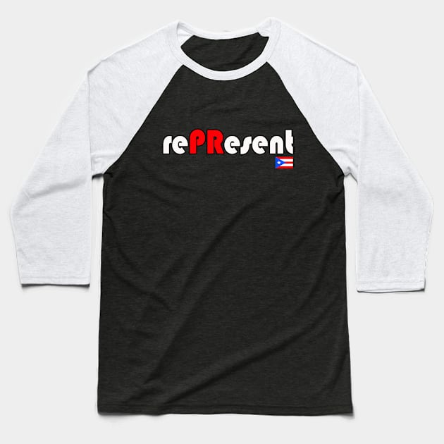 rePR Baseball T-Shirt by arteboricua